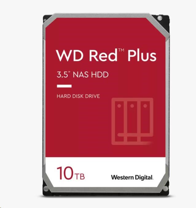 WD RED PLUS NAS WD101EFBX 10TB SATAIII/600 256MB cache, 215MB/s CMR0 