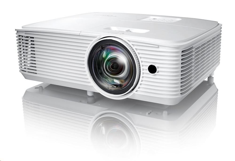 Optoma projektor H117ST  (DLP, FULL 3D, WXGA, 3 800 ANSI, HDMI, VGA, RS232, 10W speaker)1 
