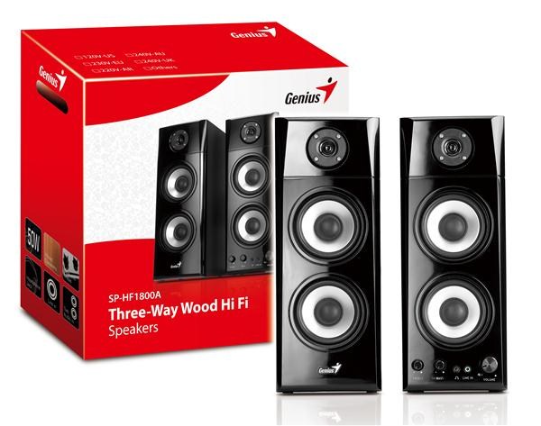 GENIUS reproduktory SP-HF 1800A v2,  50W,  2.0,  černá5 