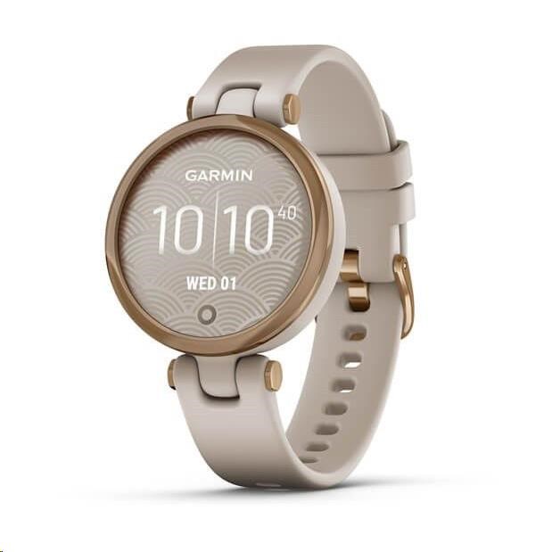 Garmin hodinky Lily Sport Rose Gold/ Light Sand Silicone Band0 