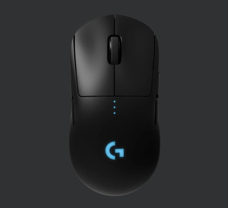 Logitech G Pro wireless/ Herná/ Optická/ 25 600 DPI/ Bezdrôtová USB/ Čierna