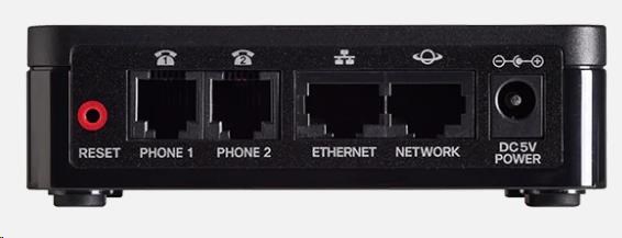 Cisco ATA192,  multiplatformný telefónny adaptér VoIP,  2xRJ-45, 2xRJ-11,  2xSIP0 