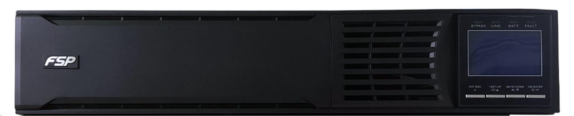 Fortron UPS CHAMP 6KL rack,  6000 VA/ 5400 W,  dlhý chod,  online0 