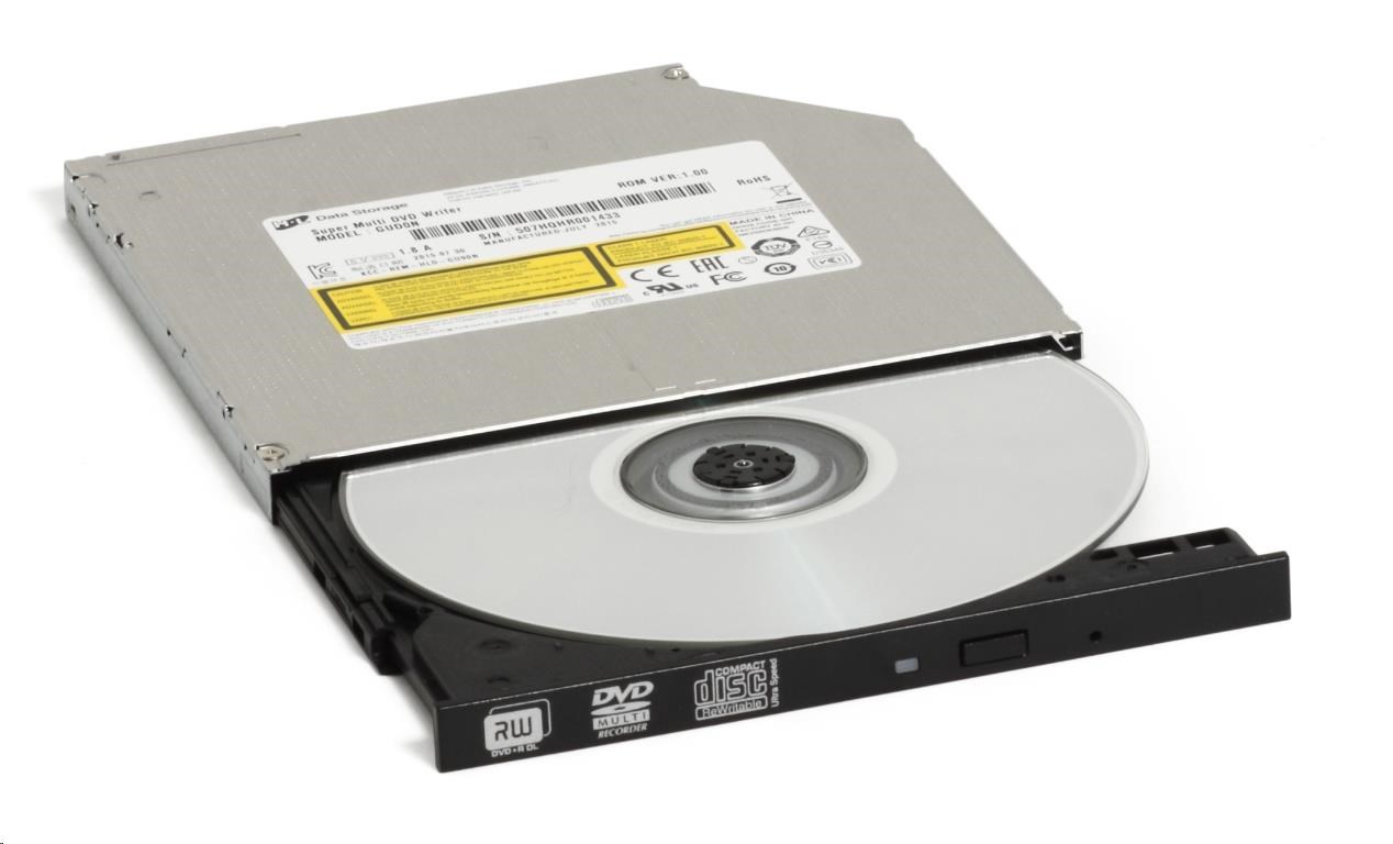 HITACHI LG - interná mechanika DVD-W/ CD-RW/ DVD±R/ ±RW/ RAM/ M-DISC GUD1N,  Slim,  9.5 mm zásobník,  čierny,  voľne ložený bez 1 