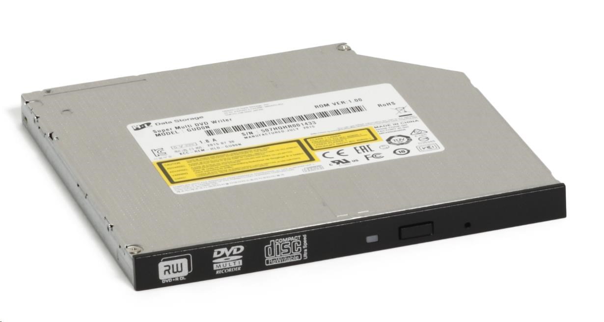 HITACHI LG - interná mechanika DVD-W/ CD-RW/ DVD±R/ ±RW/ RAM/ M-DISC GUD1N,  Slim,  9.5 mm zásobník,  čierny,  voľne ložený bez 5 