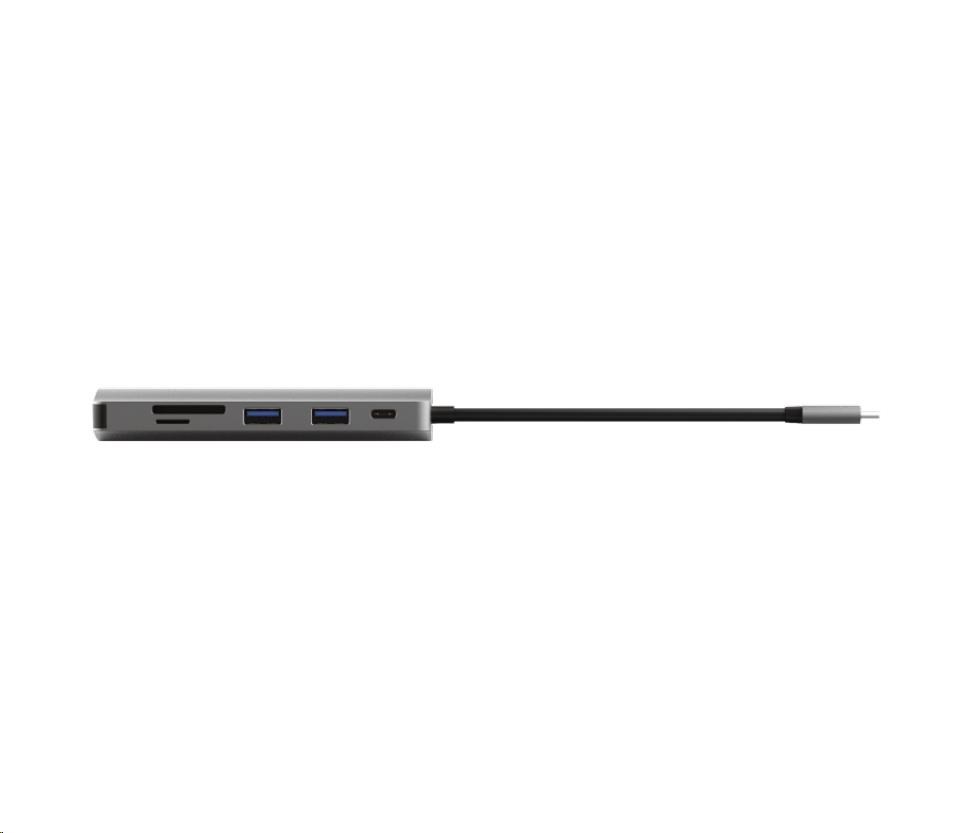 Adaptér TRUST DALYX,  7 v 1,  USB-C3 