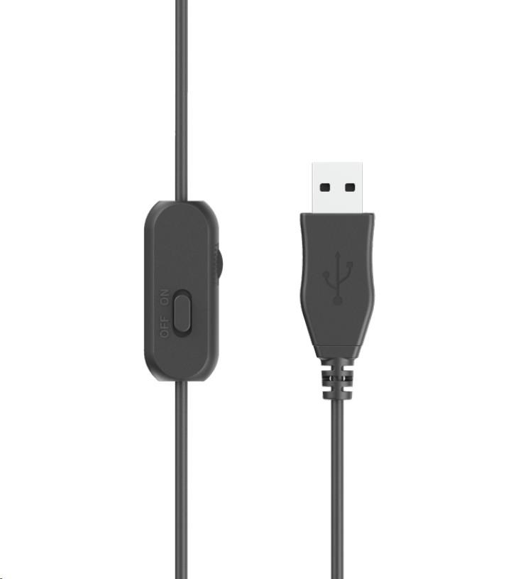 TRUST sluchátka s mikrofonem Ozo Over-Ear USB Headset8 