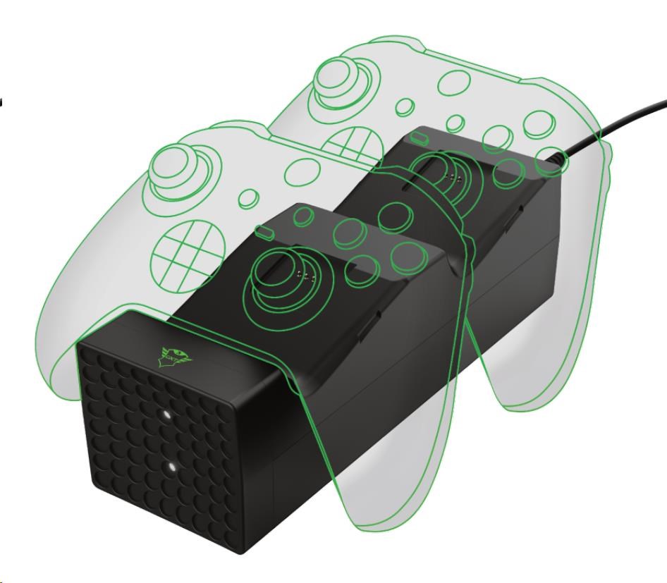 TRUST nabíjecí stanice GXT 250 Duo Charging Dock for Xbox Series X / S5 