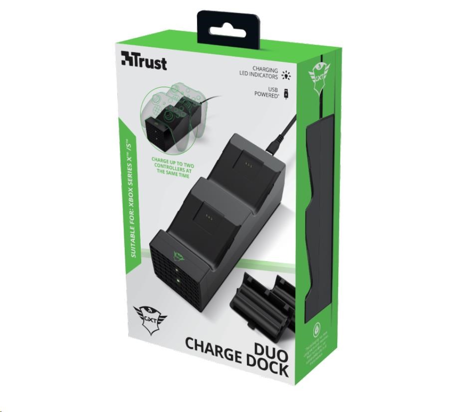 TRUST nabíjecí stanice GXT 250 Duo Charging Dock for Xbox Series X / S3 