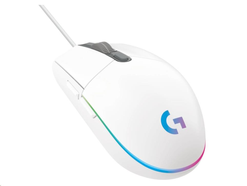 Logitech Gaming Mouse G102 2nd Gen LIGHTSYNC,  USB,  EER,  biela2 