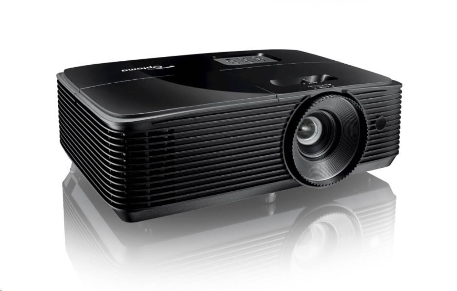 Optoma projektor W371 (DLP, FULL 3D, WXGA, 3 800 ANSI, HDMI, VGA, RS232, 10W speaker)2 