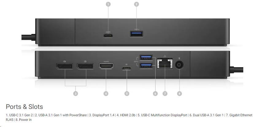 DELL Performance Dock WD19DCS 240W3 