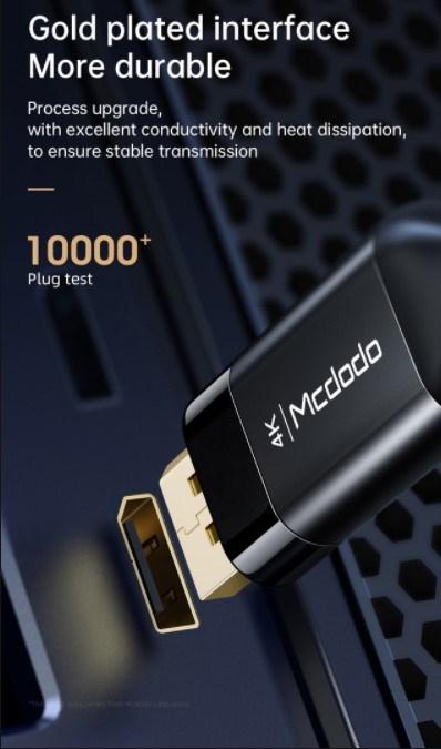 McDodo DisplayPort /  DisplayPort 4K 60Hz kábel M/ M 2m0 