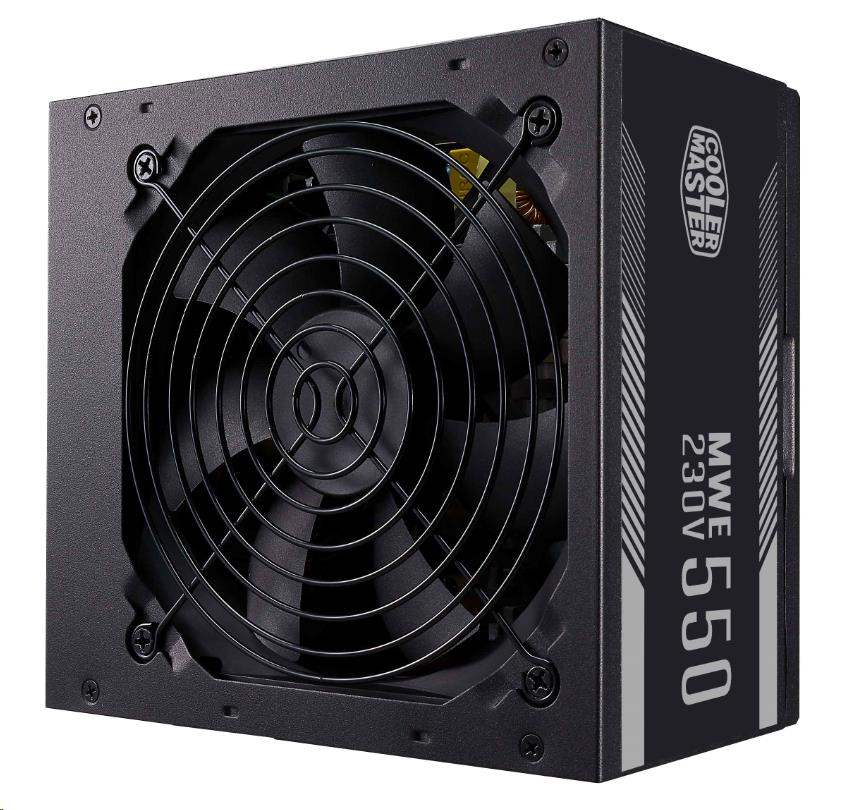 Cooler Master zdroj MWE White 550W V2,  120mm,  80+0 