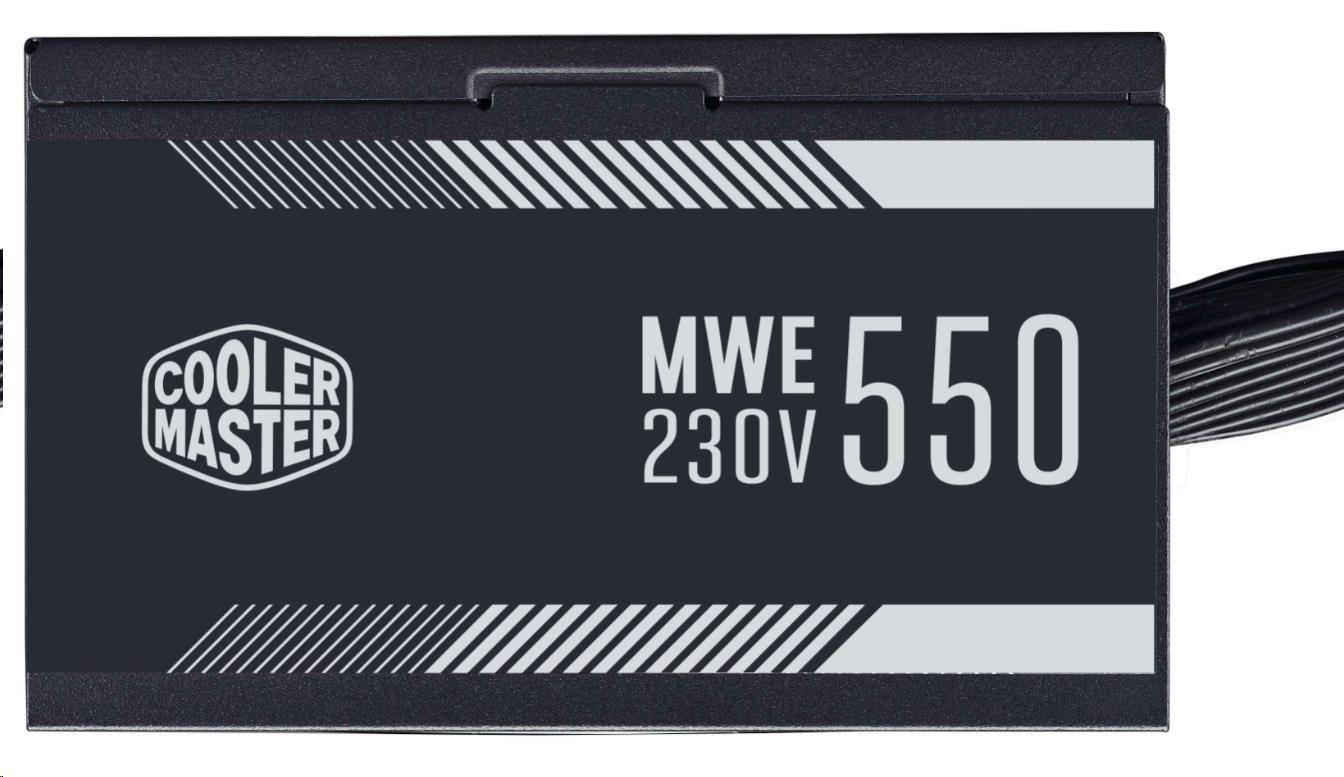 Cooler Master zdroj MWE White 550W V2,  120mm,  80+1 