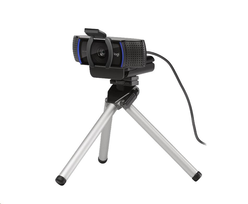 Logitech HD Webcam C920S,  kamera vrátane. čiapky3 