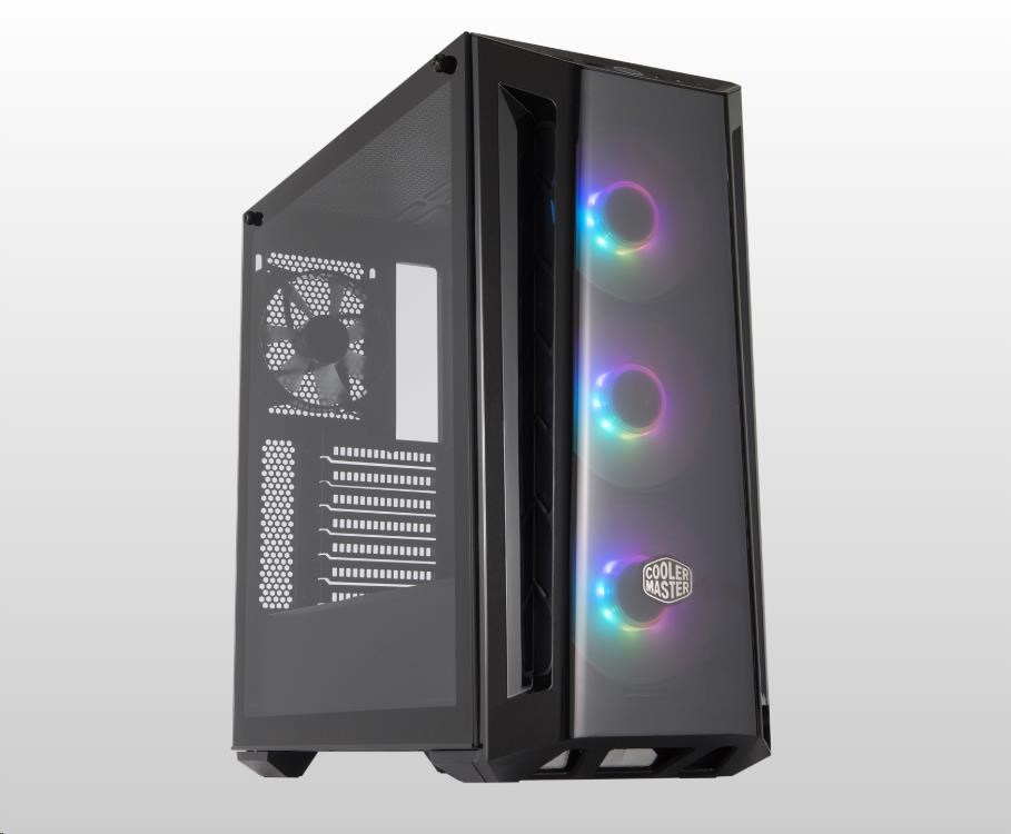 BAZAR Cooler Master case MasterBox MB520 aRGB,  E-ATX,  Mid Tower,  černá,  bez zdroje - POŠKOZENÝ OBAL4 