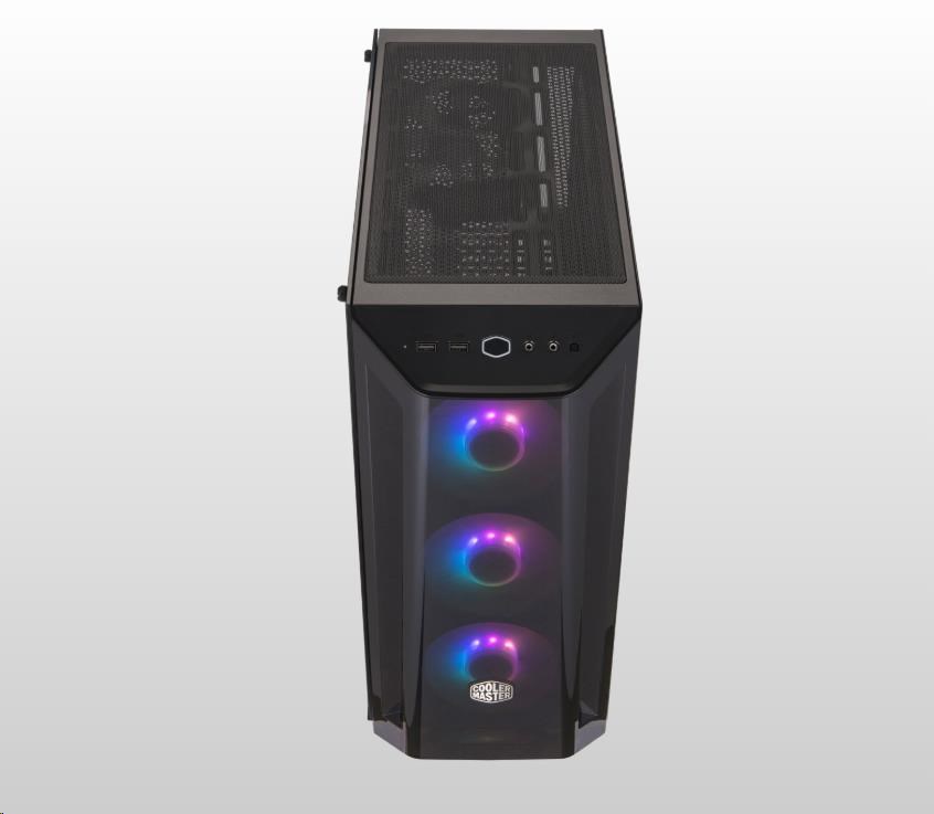 BAZAR Cooler Master case MasterBox MB520 aRGB,  E-ATX,  Mid Tower,  černá,  bez zdroje - POŠKOZENÝ OBAL6 
