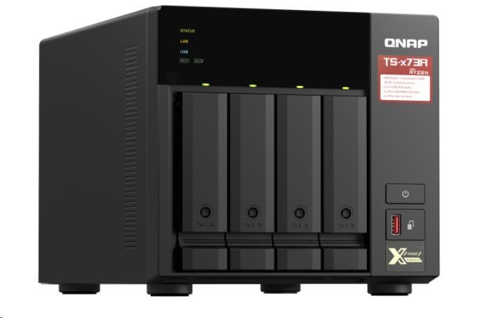 QNAP TS-473A-8G (4C/ Ryzen V1500B/ 2, 2GHz/ 8GBRAM/ 4xSATA/ 2xM.2/ 2x2, 5GbE/ 3xUSB3.2/ 2xPCIe)1 