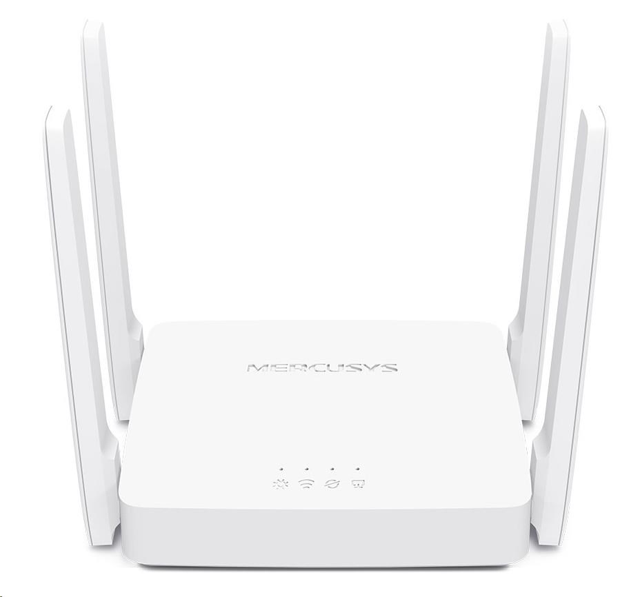 MERCUSYS AC10 WiFi5 router (AC1200,  2, 4GHz/ 5GHz,  2x100Mb/ s LAN,  1x100Mb/ s WAN)1 
