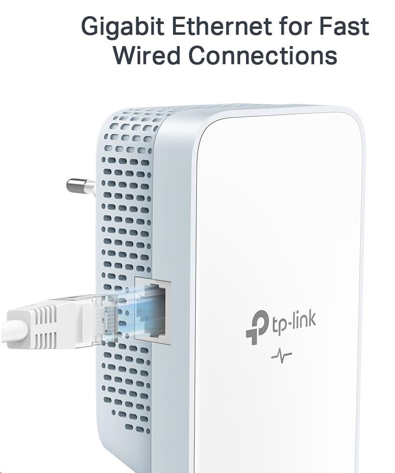 TP-Link TL-WPA7517KIT OneMesh/ EasyMesh WiFi5 powerline set (AC750,  AV1000, 1xGbE, HomePlug AV2)4 