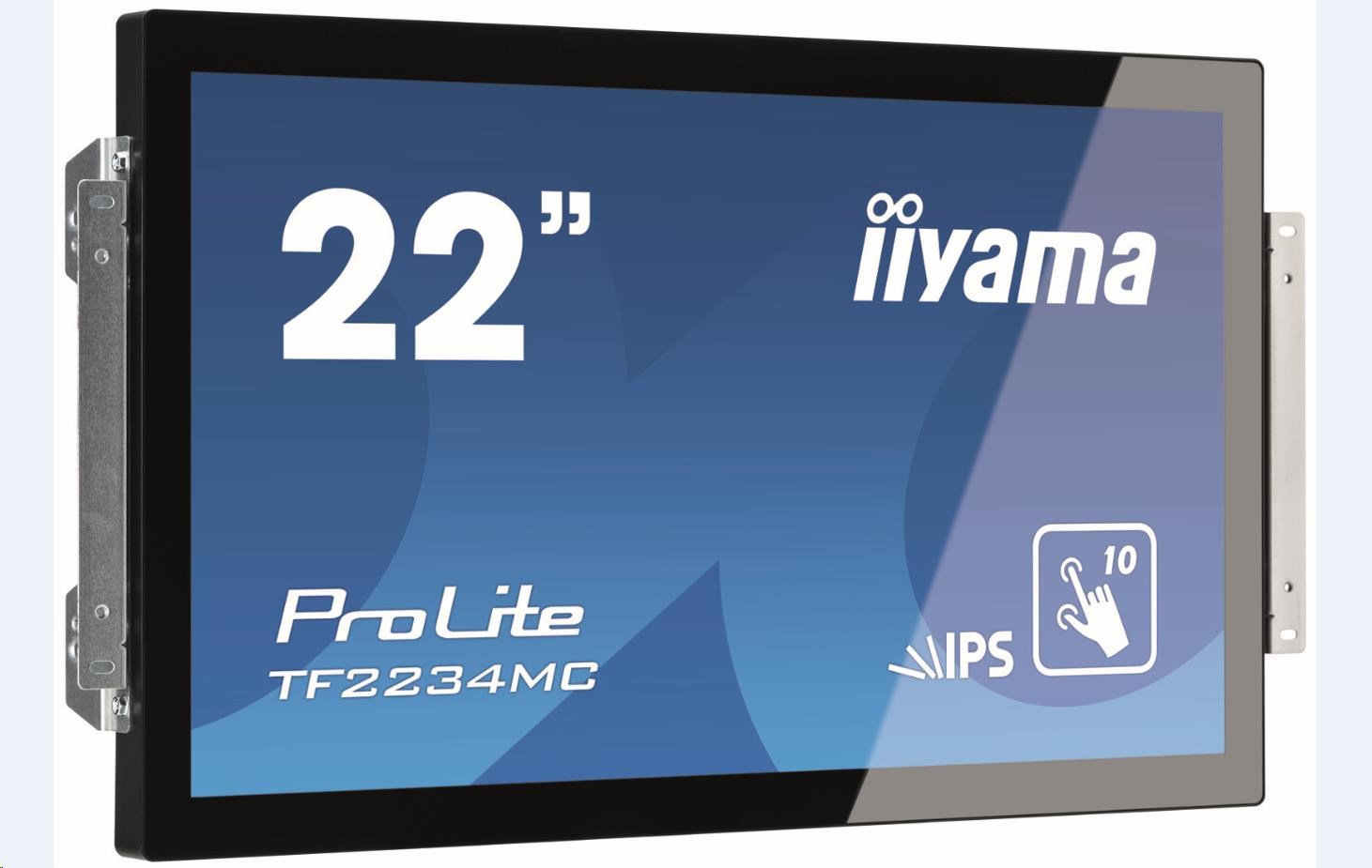 Iiyama ProLite TF2234MC-B7AGB,  54.6 cm (21.5""),  kapacitná projekcia,  10 TP,  Full HD,  čierna0 