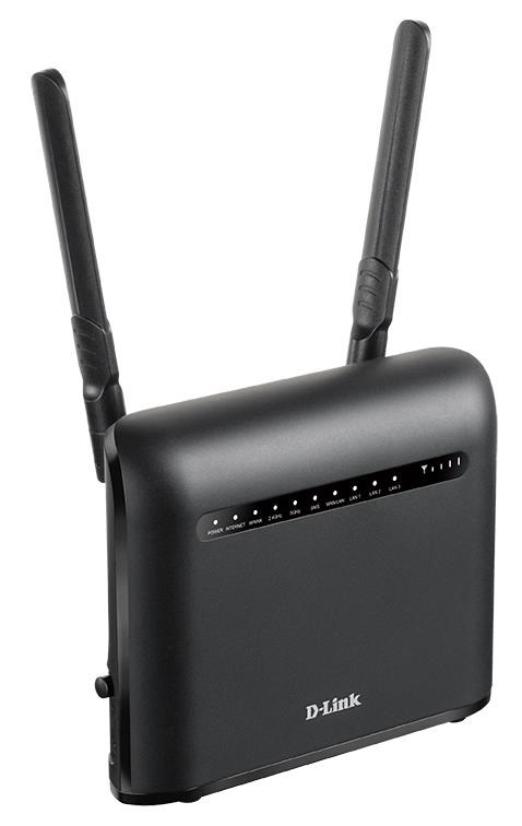 D-Link DWR-953V2 4G LTE bezdrôtový AC1200 WiFi router,  slot na SIM kartu,  4x gigabit0 