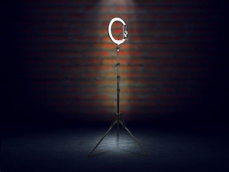 TRACER lampa LED Ring,  s tripodem 185cm5 