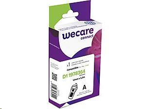 WECARE ARMOR páska pre DYMO 1978364,  čierna/ biela,  12 mm x 5.5m0 