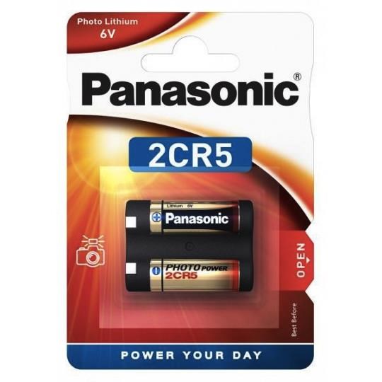 PANASONIC Lithiové - FOTO baterie 2CR-5L/1BP 6V (blistr - 1ks)0 