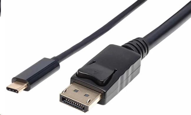 Kábel Manhattan USB-C na DisplayPort,  2 m,  čierny0 