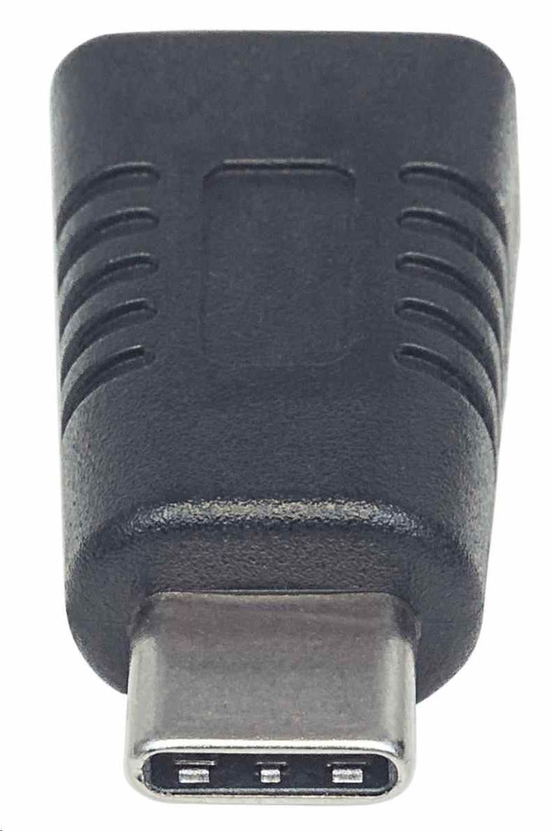 Adaptér Manhattan USB,  USB-C samec na USB Mini-B samica,  USB 2.0,  480 Mb/ s,  čierna3 