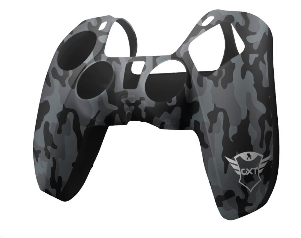 TRUST Obal na ovladač GXT 748 Controller Silicone Sleeve PS5,  black camo2 