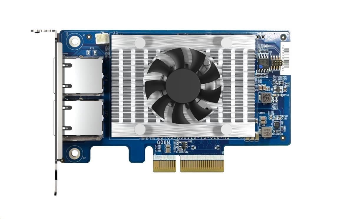 QNAP QXG-10G2T-X710 - dvojportová rozširujúca 10GbE (Intel X710) karta pre PC aj QNAP NAS2 
