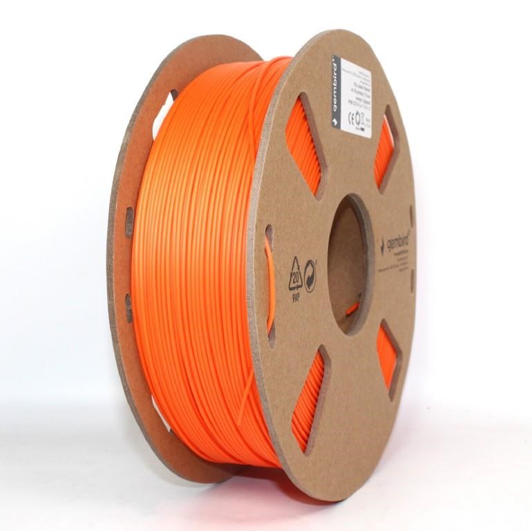 GEMBIRD Tlačová struna (filament) PLA,  1, 75 mm,  1 kg,  oranžová0 