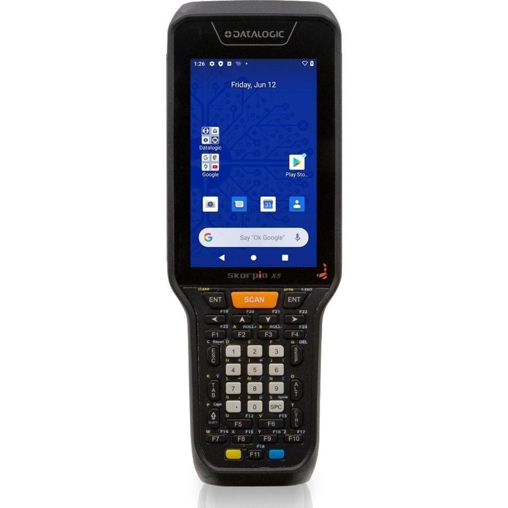 Datalogic Skorpio X5,  2D,  SR,  BT,  Wi-Fi,  NFC,  num.,  zbraň,  ext. netopier.,  Android0 