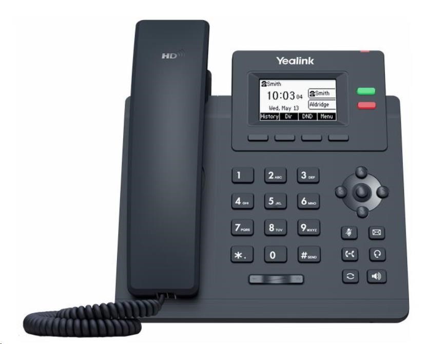 IP telefón Yealink SIP-T31, 2,3