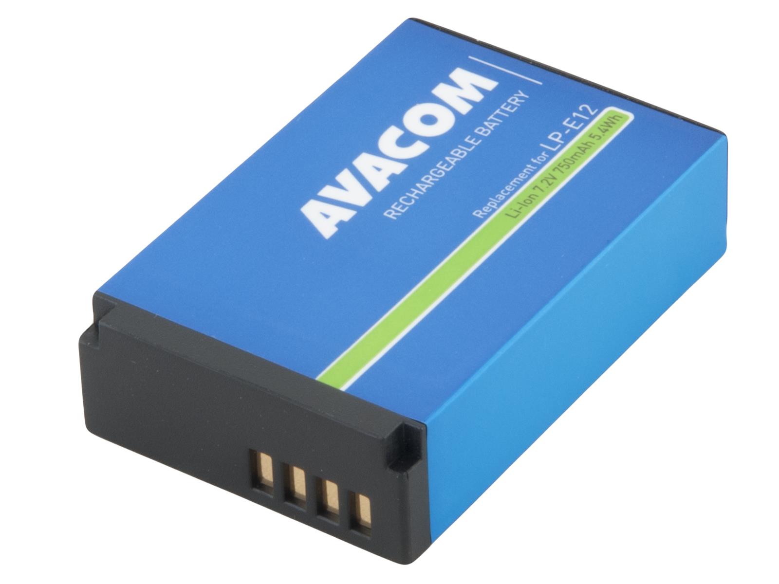 AVACOM Canon LP-E12 Li-Ion 7.2V 750mAh 5.4Wh0 