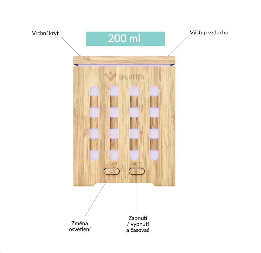 TrueLife AIR Diffuser D7 Bamboo - Aroma difuzér3 