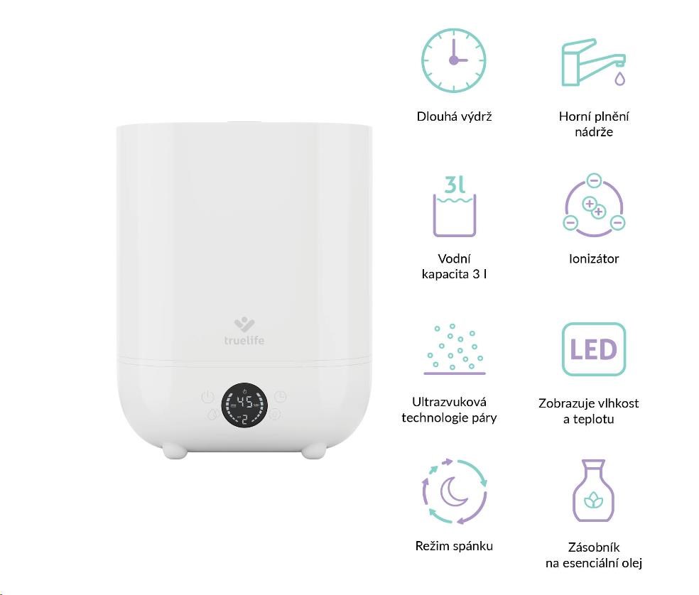 TrueLife AIR Humidifier H5 Touch - zvlhčovač vzduchu3 