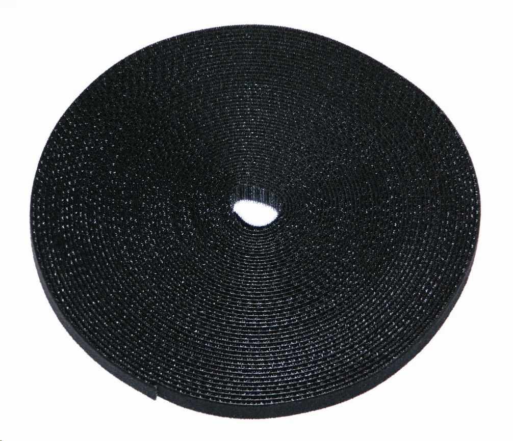 Stahovací pásek (oboustranný suchý zip) na kabeláž,  šířka 10mm,  délka 20m0 