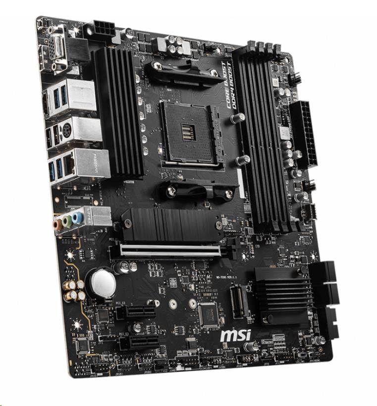MSI MB Sc AM4 B550M PRO-VDH,  AMD B550,  4xDDR4,  1xDP,  1xHDMI,  1xVGA,  mATX2 