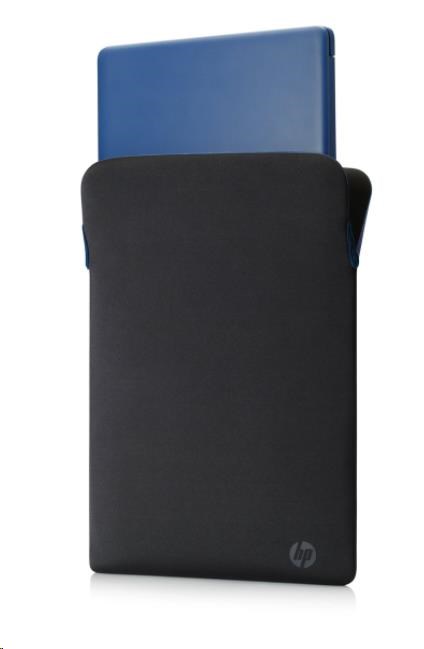 Ochranné obojstranné puzdro na notebook HP 14 Black/ Blue - puzdro1 