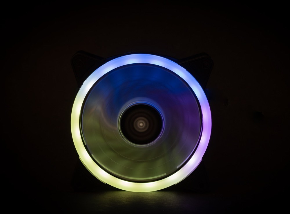 1stCOOL Ventilátor AURA EVO Dual Ring ARGB 12cm1 