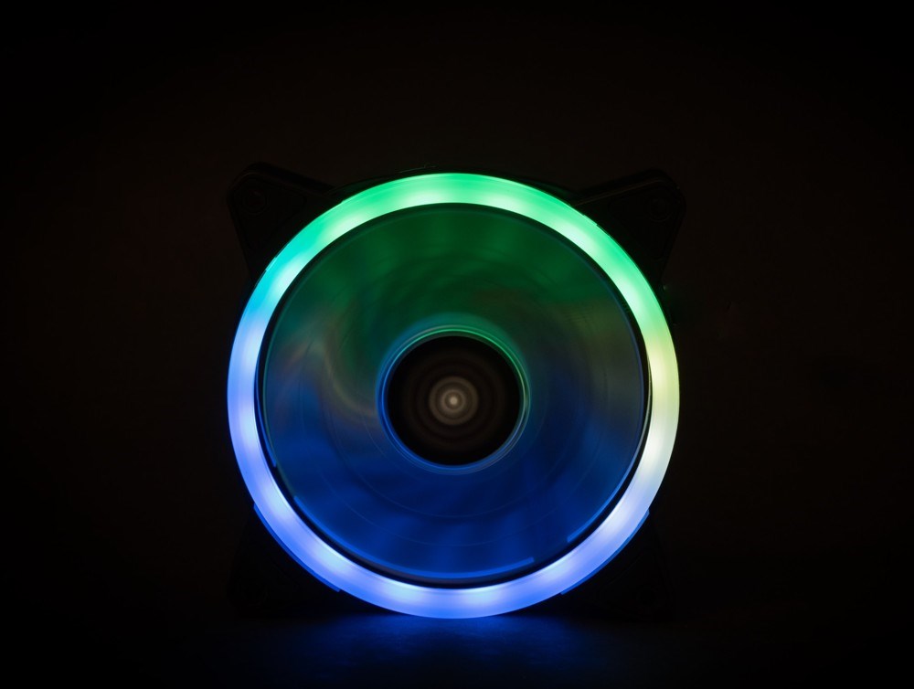 1stCOOL Ventilátor AURA EVO Dual Ring ARGB 12cm2 