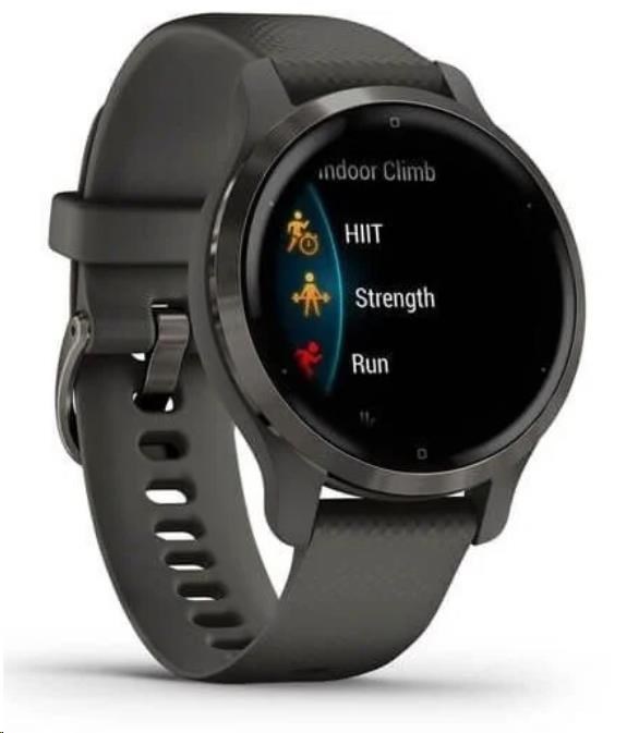Garmin GPS sportovní hodinky Venu2S Slate/Black Band5 