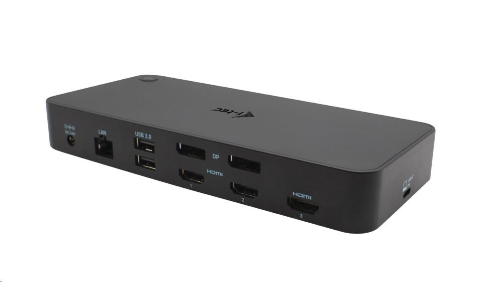 iTec USB 3.0 /  USB-C /  Thunderbolt,  3x 4K dokovacia stanica + Power Delivery 100W3 