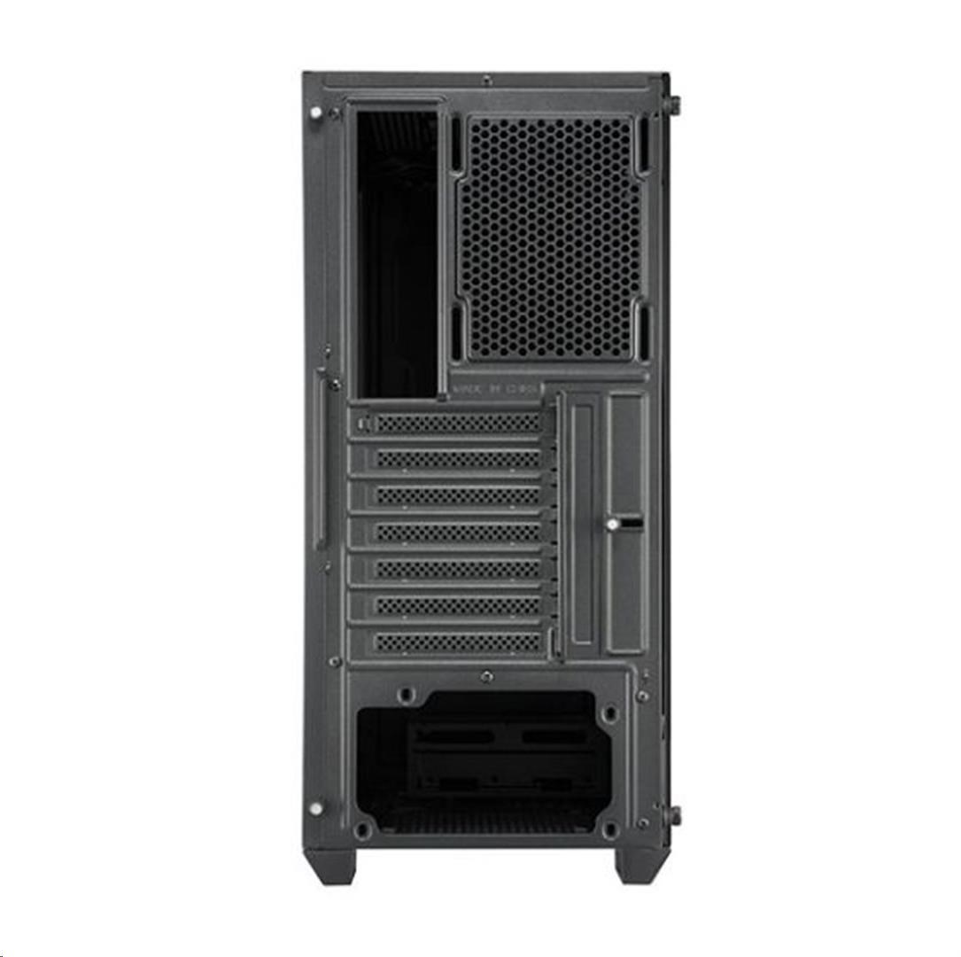 Fortron Midi Tower CMT212G Black,  A.RGB svetelná lišta1 