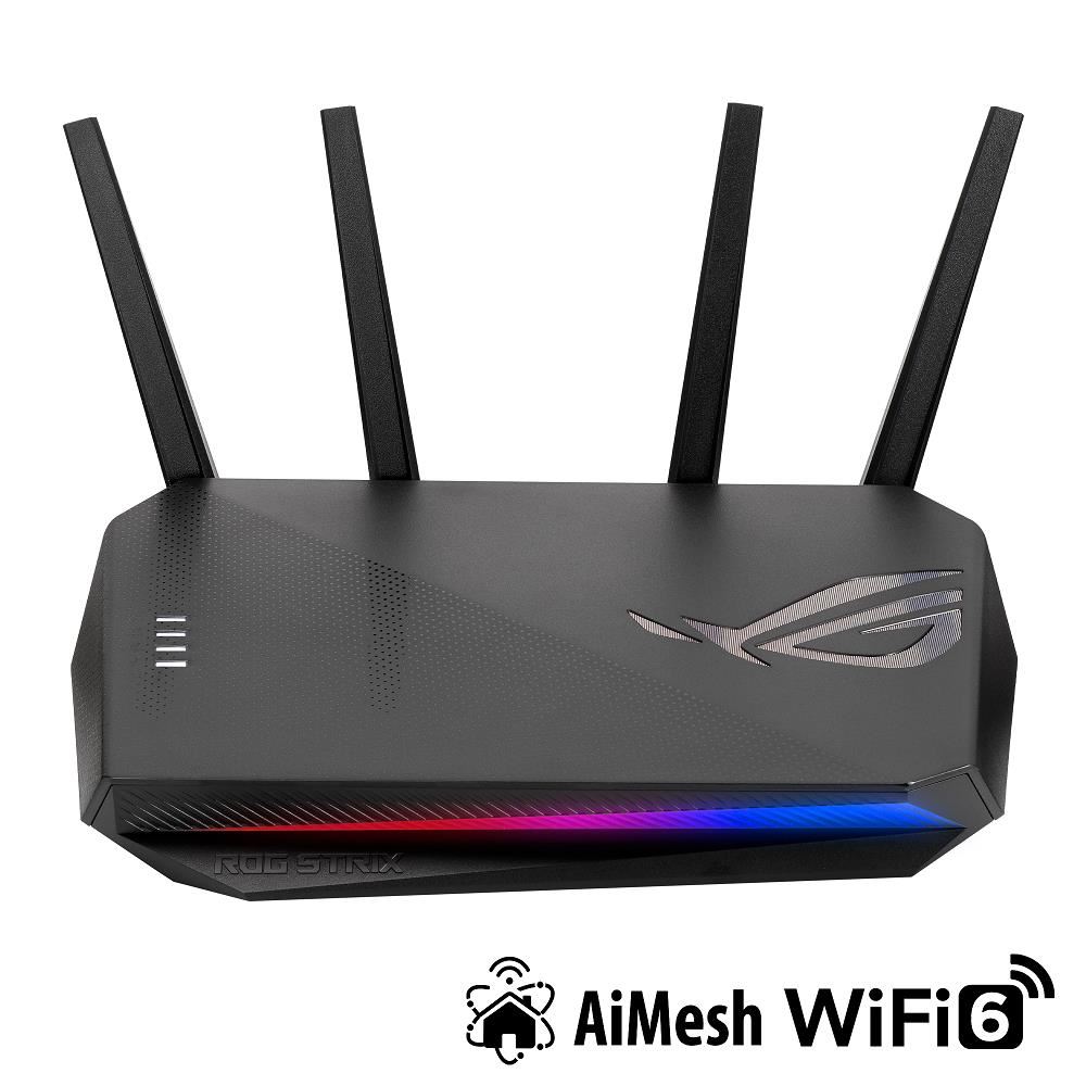 ASUS ROG STRIX GS-AX5400 Wireless AX5400 Wifi 6 Router, 4x gigabitový RJ45, 1x USB3.0 