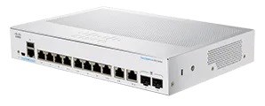 Cisco switch CBS350-8T-E-2G-EU (8xGbE,2xGbE/SFP combo,fanless)0 